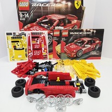 LEGO Racers Ferrari 8143 F430 Manuals Box Stickers Sealed Bags Parts Build Lot picture