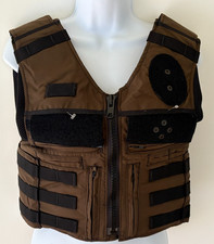 SAFARILAND Bothell Oregon City Armor Carrier Front Open XS/S SHORT Brown Molle picture