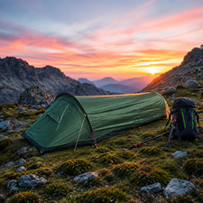 Traverseon Bivy Tent, 830g Ultralight Backpacking Shelter for Solo Backpacking picture
