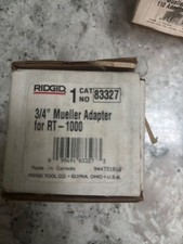 NOS RIDGID 83327  3/4” Mueller 110 Compression Adapter, for RT1000 tapping tool picture