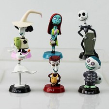 6 Pcs/Set - Jack Skellington Sally Nightmare Before Christmas Action Figure Toy picture