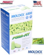 Moldex 6800 UNCORDED Foam Shooting Sleep Aid Ear Plugs Noise Reduction NRR 33db picture