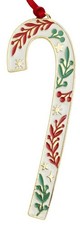 Wallace Annual Enamel/Gold Plate Candy Cane Ornament 2026, 46th Edition NIB picture