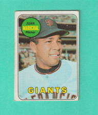 1969 TOPPS # 370 JUAN MARICHAL SAN FRANCISCO GIANTS VG picture