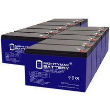 Mighty Max 12V 7AH GEL F1 Battery Compatible with CyberPower RB1280X2B - 10 Pack picture