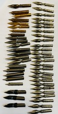 NOS Vintage L&C Hardtmuth & Massag Resisto Dip Pen Nibs Lot - Fine Writing 49pc picture