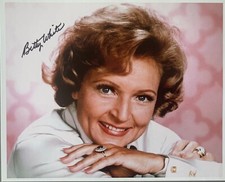 Betty White Signed Autograph 8x10 Colored COA Golden Girls Mary Tyler Moore picture