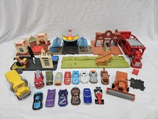 Disney Pixar Cars On The Road Radiator Springs Tour Playset Lot Vehicles picture
