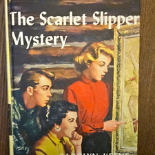 1954 Nancy Drew Mystery Stories: The Scarlet Slipper Mystery by Carolyn Keene HC picture