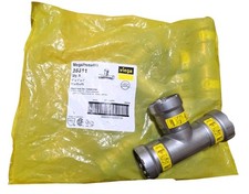 VIEGA 5 PACK, MegaPressG 1 x 1  x 1 Press Carbon Steel Tee (Gas Only), 25311 picture