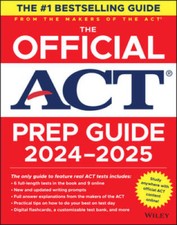The Official ACT Prep Guide 2024-2025, (Book  Online Course) - Paperback - GOOD picture