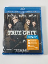 True Grit 2010 Blu-ray DVD Digital Copy Sealed Jeff Bridges Matt Damon Western picture