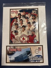 Sealed 2004 Boston Red Sox World Series Champions USPS Team Photo Cover 12 x 16 picture