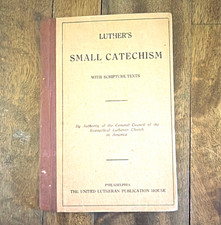 Luther's Small Catechism w/ Scripture Texts by Martin Luther (1874, HC) picture