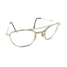 American Optical AO Vintage Gold Eyeglasses Frames 22 150 USA Designer Men Women picture