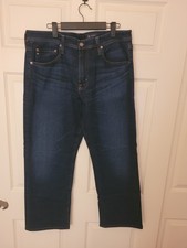AG Adriano Goldschmied Jeans Mens 35x29 The Protege Blue Straight Stretch picture