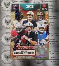 2026 Bowman Football Blaster Value Box - Look for Red RC Buybacks  picture