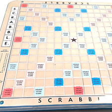 Vintage Selchow & Righter Scrabble Word Board Game Rotating Board MPN 7176 picture