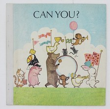 CAN YOU? Johnson Kress McNeil Whitman 1968 Illustrated Children's Reader picture