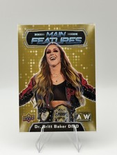 2022 Upper Deck AEW All Elite Wrestling - Main Features Britt Baker #MF-6 Gold picture