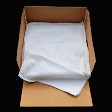 300 COTTON TERRY CLOTH CLEANING RAGS / SHOP TOWELS / 12X12- 25 DOZ. / WHOLESALE picture
