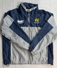 jimmy johnson wind breaker jacket Winners Circle size M picture