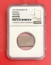 Mexico 1915 TM 3 Centavos Oaxaca 