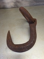 Antique Hand Forged Hook With Ring picture