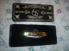 New Schrade Walden 65th Anniversary Pocket Fish Knife SCWALD2 picture