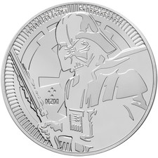 2019 $2 Niue Silver Darth Vader Star Wars .999 1 oz Brilliant Uncirculated picture