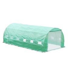 Aoodor 20x10x7FT Greenhouse Replacement Cover Outdoor Walk-in Tunnel(Only Cover) picture