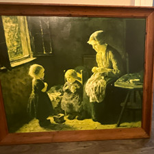 Pothast Signed Framed Realism  First Lesson  picture