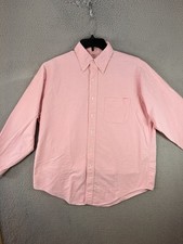 Vintage Brooks Brothers Makers Shirt Men 16 33 Pink Oxford Cloth OCBD Made USA picture