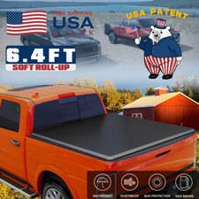 6.4ft Bed Tonneau Cover For 2002-18 Dodge Ram 1500 03-24 2500 3500 Soft Roll-up picture