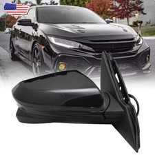 11Pin Right Side Mirror Power Fold Heated Camera For Honda Civic Sedan 2016-2021 picture