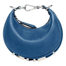Fendi Fendigraphy Nano Hobo: Luxurious Blue Mini Clutch Bag picture