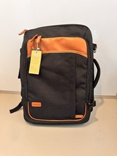 Lumesner Carry-on Expandable Bag w/ Built in Charger and Backpack Straps picture