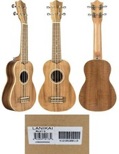 Lanikai Model ACST-S Soprano Size Solid Acacia Top Ukulele with Deluxe Gig Bag picture
