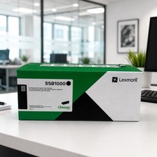 LEXMARK 55b1000 7,500 Page Yield Toner Black New (SEE PHOTOS) picture