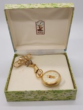 VTG Krementz Disney Winnie The Pooh Gold Tone Pin/Brooch Watch Collectors picture