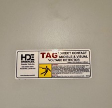 Tag Direct Contact Audible and Visual Voltage Detecter HDE GreenLee picture