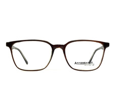 Affordable Designs Eyeglasses Frames TATE BROWN Clear Square Full Rim 52-18-140 picture