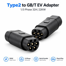 Type2 to GBT EV Charging Adapter 32A 7.2 22KW IEC 62196‑2 For BYD Car 1P 3P picture