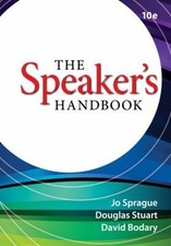 The Speaker's Handbook Spiral Douglas, Sprague, Jo, Bodary, David picture