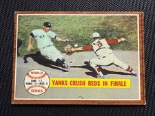 1962 Topps Set Break #236 World Series Game 5 picture