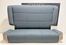 Sahara Green & Camel Tan Rear Seat Backseat Fold N Tumble 97-02 Jeep TJ Wrangler picture