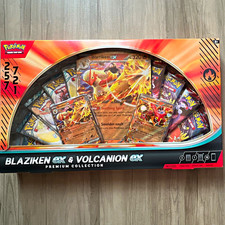 Pokémon TCG Blaziken GX & Volcanion GX Premium Collection Box 2 Promo picture