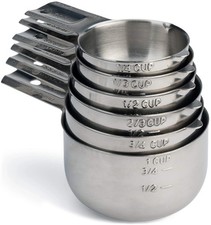Hudson Essentials Stainless Steel Measuring Cups Set (6 Piece Set) picture
