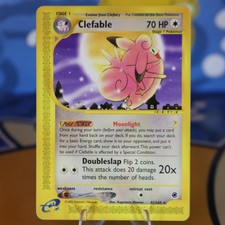 2002 Pokemon Expedition Clefable 41/165 Regular Rare e-Reader Non-Holo LP picture