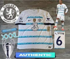Nike Chelsea FC Thiago Silva #6 2022/2023 Authentic Away Jersey Rare 3XL EPL Pat picture